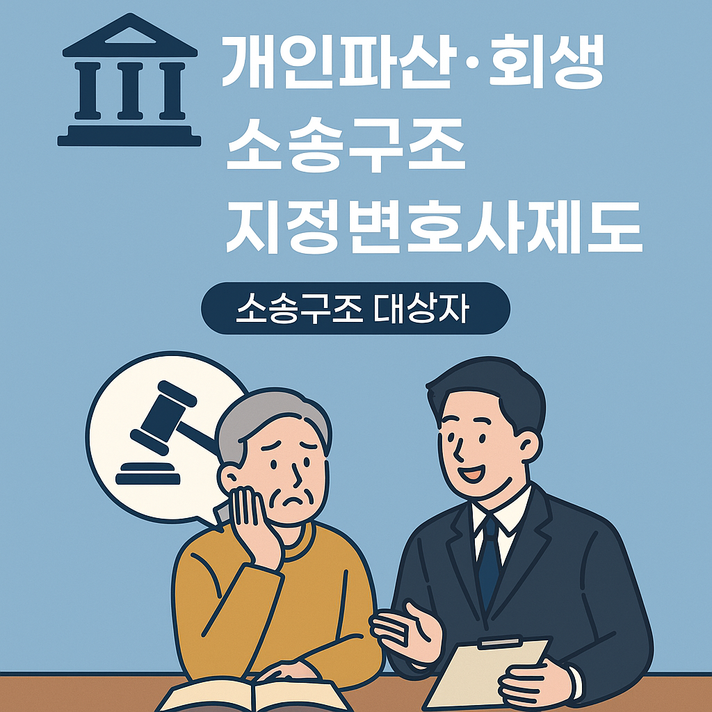개인파산회생소송구조 지정변호사제도